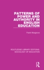 Patterns of Power and Authority in English Education - eBook