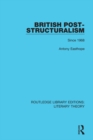 British Post-Structuralism : Since 1968 - eBook
