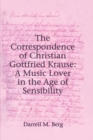 The Correspondence of Christian Gottfried Krause: A Music Lover in the Age of Sensibility - eBook