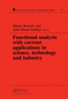 Functional Analysis with Current Applications in Science, Technology and Industry - eBook
