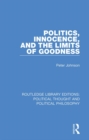 Politics, Innocence, and the Limits of Goodness - eBook
