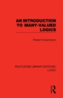 An Introduction to Many-valued Logics - eBook