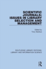 Scientific Journals: Issues in Library Selection and Management - eBook