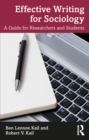 Effective Writing for Sociology : A Guide for Researchers and Students - eBook