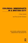 Colonial Immigrants in a British City : A Class Analysis - eBook