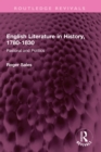 English Literature in History, 1780-1830 : Pastoral and Politics - eBook
