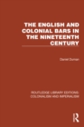 The English and Colonial Bars in the Nineteenth Century - eBook