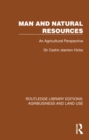 Man and Natural Resources : An Agricultural Perspective - eBook