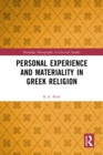 Personal Experience and Materiality in Greek Religion - eBook