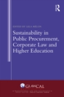Sustainability in Public Procurement, Corporate Law and Higher Education - eBook