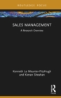 Sales Management : A Research Overview - eBook