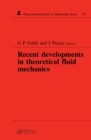 Recent Developments in Theoretical Fluid Mechanics : Winter School, Paseky, 1992 - eBook