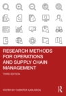 Research Methods for Operations and Supply Chain Management - eBook