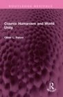 Cosmic Humanism and World Unity - eBook