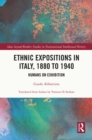 Ethnic Expositions in Italy, 1880 to 1940 : Humans on Exhibition - eBook