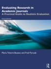 Evaluating Research in Academic Journals : A Practical Guide to Realistic Evaluation - eBook