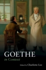 Goethe in Context - eBook