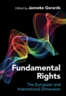 Fundamental Rights : The European and International Dimension - eBook
