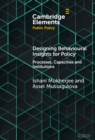 Designing Behavioural Insights for Policy : Processes, Capacities & Institutions - eBook