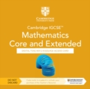 Cambridge IGCSE™ Mathematics Core and Extended Digital Teacher's Resource - Individual User Licence Access Card (5 Years' Access) - Book