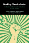 Working Class Inclusion : Evaluations of Democratic Institutions in Latin America - eBook