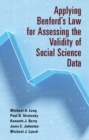 Applying Benford's Law for Assessing the Validity of Social Science Data - eBook