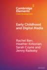 Early Childhood and Digital Media - Book