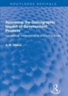 Assessing the Demographic Impact of Development Projects : Conceptual, methodological and policy issues - Book