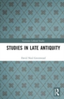 Studies in Late Antiquity - Book