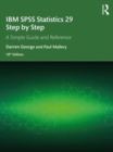 IBM SPSS Statistics 29 Step by Step : A Simple Guide and Reference - Book
