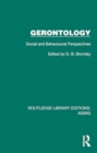 Gerontology : Social and Behavioural Perspectives - Book