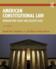 American Constitutional Law : Introductory Essays and Selected Cases - Book