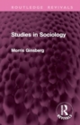 Studies in Sociology - Book