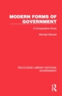 Modern Forms of Government : A Comparative Study - Book