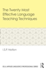 The Twenty Most Effective Language Teaching Techniques - Book