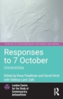 Responses to 7 October : Universities - Book