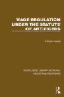 Wage Regulation under the Statute of Artificers - Book