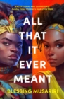 All That It Ever Meant - Book
