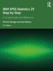 IBM SPSS Statistics 29 Step by Step : A Simple Guide and Reference - eBook