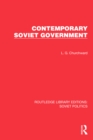 Contemporary Soviet Government - eBook