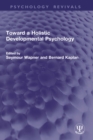 Toward a Holistic Developmental Psychology - eBook