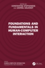 Foundations and Fundamentals in Human-Computer Interaction - eBook