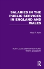 Salaries in the Public Services in England and Wales - eBook