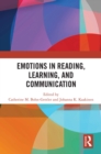 Emotions in Reading, Learning, and Communication - eBook