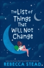 List of Things That Will Not Change - eBook