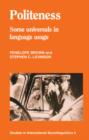 Politeness : Some Universals in Language Usage - eBook