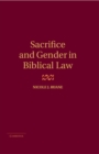 Sacrifice and Gender in Biblical Law - eBook