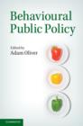 Behavioural Public Policy - eBook
