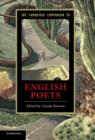 Cambridge Companion to English Poets - eBook
