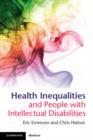 Health Inequalities and People with Intellectual Disabilities - eBook